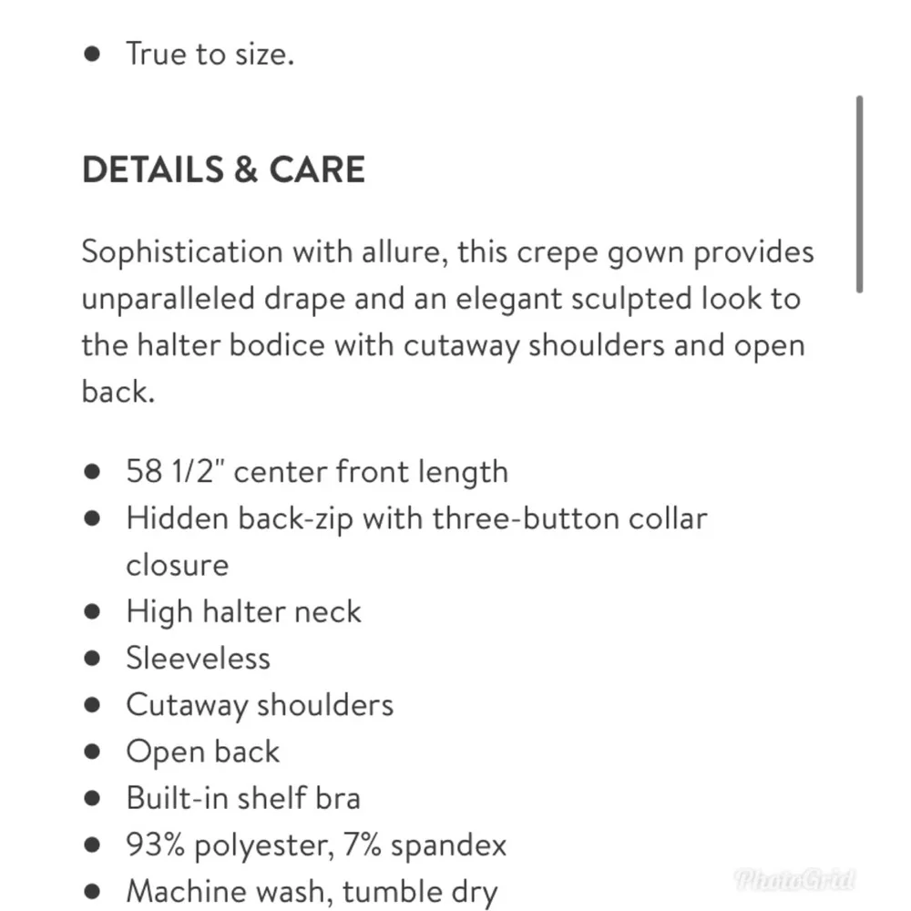 NWT Jenny Yoo Petra Halter Crepe Evening Dress - Picture 2 of 5